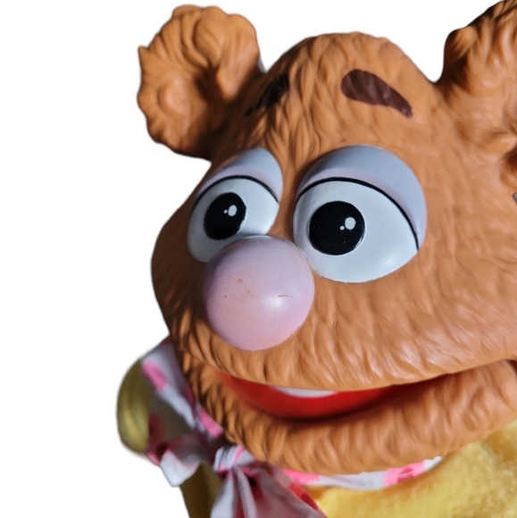 1989 Jim Henson Muppet Babies Huggable Doll BABY FOZZIE - Picture 3 of 4